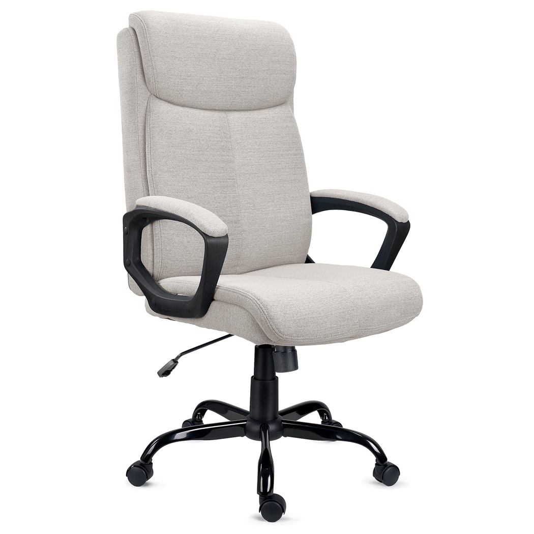 DEMO# Fauteuil de bureau COSMO TISSU, Grande qualité, Gris Clair